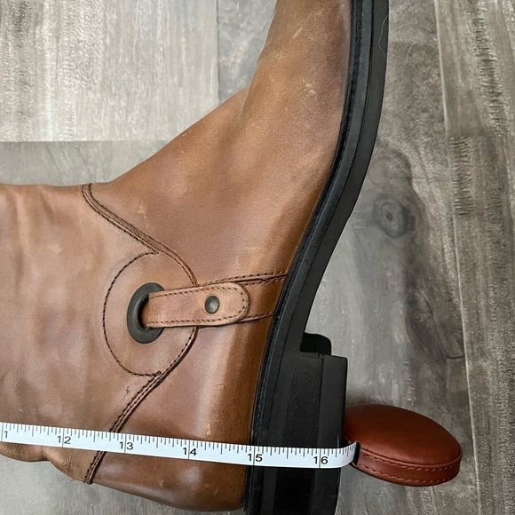 New leather made in Argentina women’s small heeled boots size 40 - Picture 10 of 12